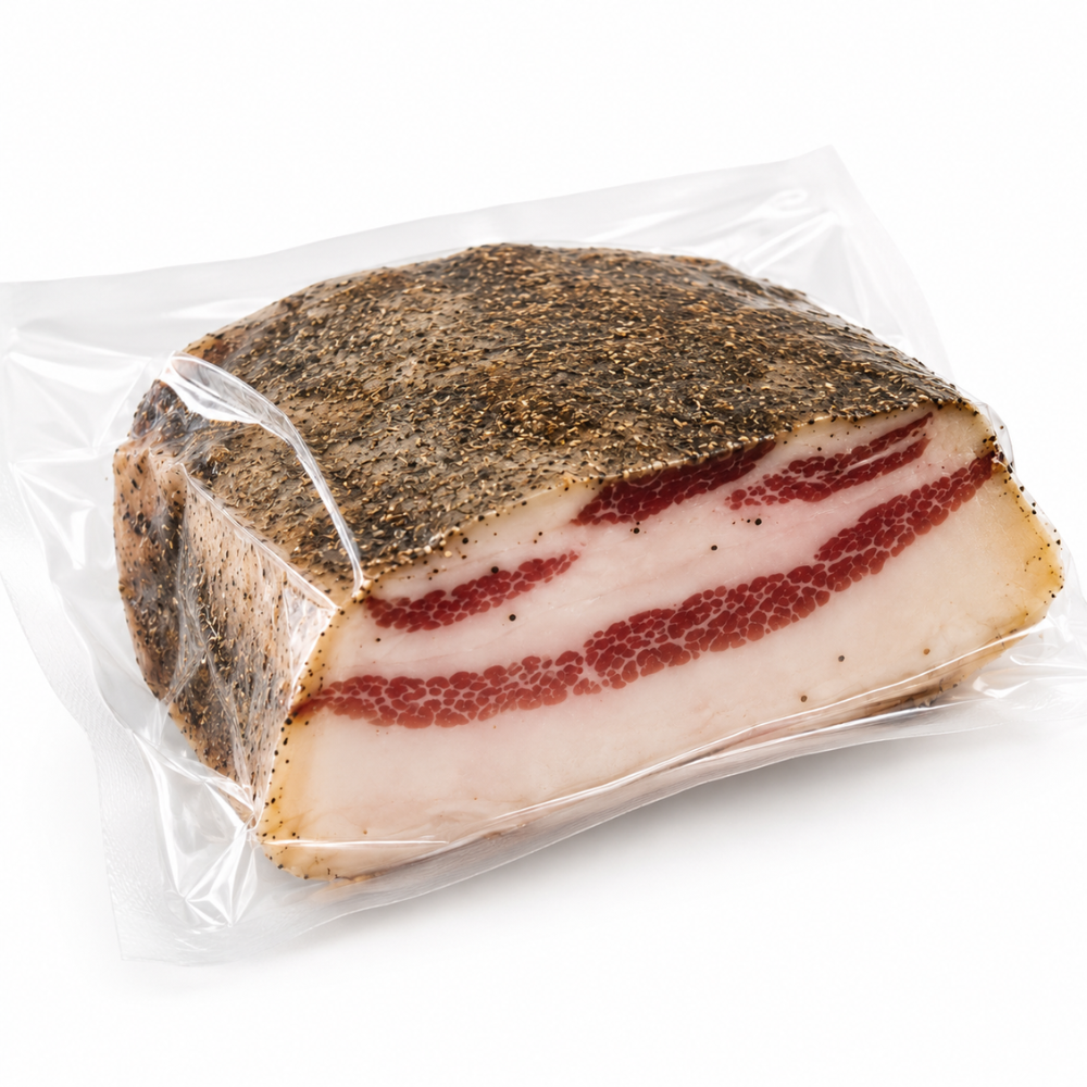 Guanciale entero al vacío